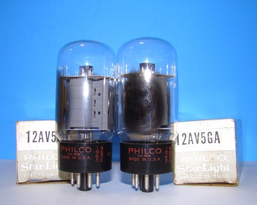 12av5ga nos philco radio audio - 12av5ga,