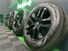 New Defender 90 / 110 Gloss Black Style 5095 20” Alloy Wheels & 6/7mm Pirelli’s!