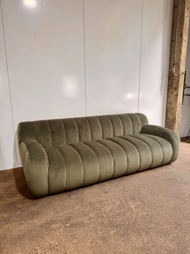 Display green velvet ridged - ex,