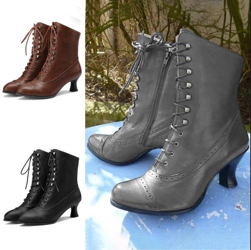 Women low kitten heel ankle - women,