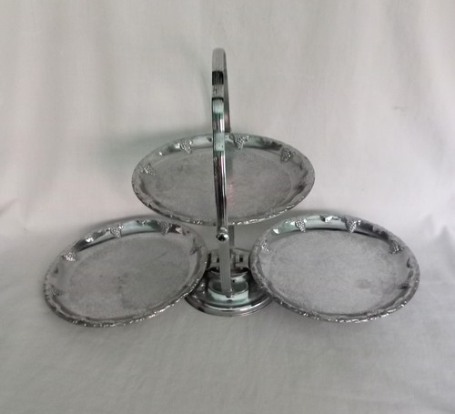 Vintage silver metal folding - vintage,