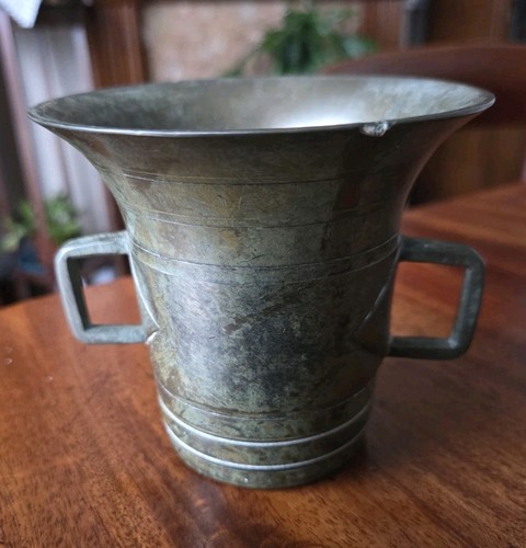 Antique mortar bronze brass - mortar, brass.