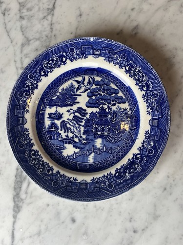 Britannia pottery glasgow - britannia, blue