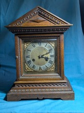 VINTAGE Oak Quarter Striking JUNGHANS Table Mantel Clock