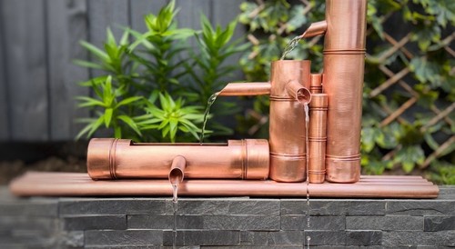 70cm long copper bamboo style - 70cm,