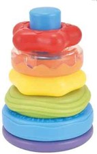 Colourful Pyramid Stacking Toy Rattle Numbers Educational