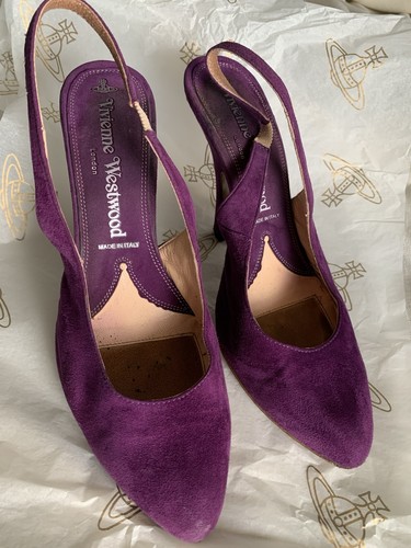 Vivienne westwood purple suede - vivienne,