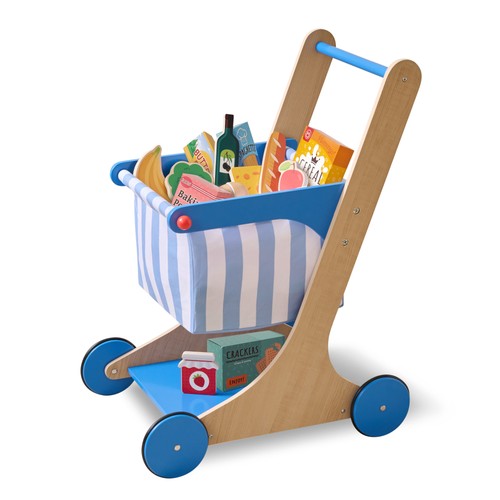 Teamson kids wooden shopping - wooden,