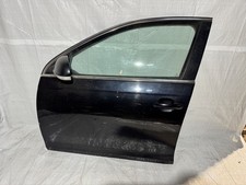 08-15 VOLKSWAGEN GOLF VARIANT  MK6 MK5  N/S passenger left  FRONT Door Black 