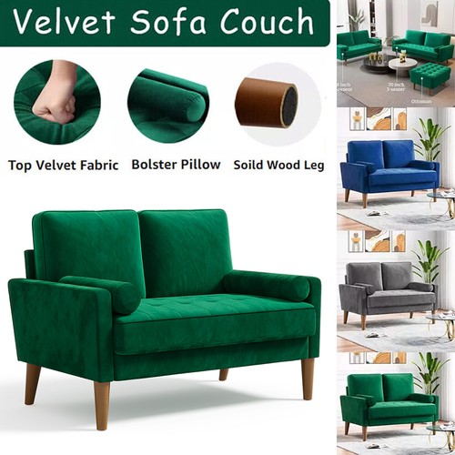 Seater velvet sofa - sofa, 2