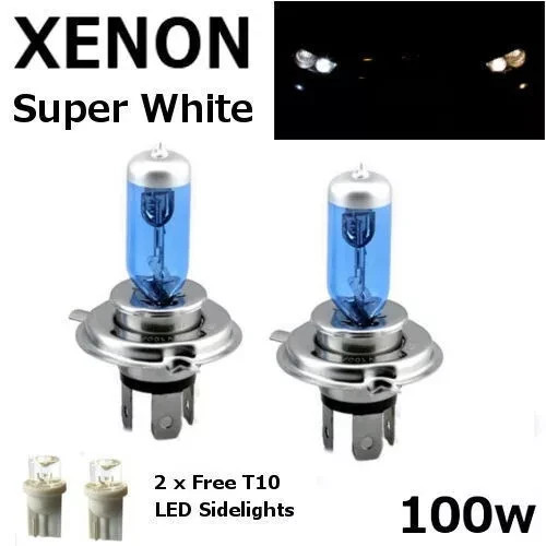 100w superwhite xenon - h4,