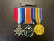 WW1 MEDALS MOUNTED TRIO