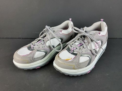 Sketchers shape ups - gray, pink