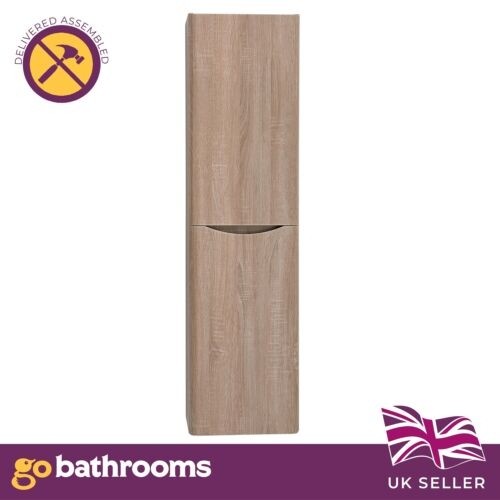 Tall light wood storage - light,