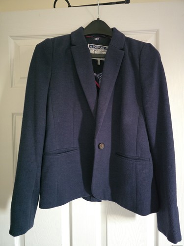 Joules blazer jacket navy wool - blazer/jacket,