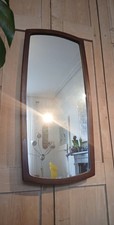 MID-CENTURY TEAK MIRROR