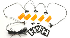 Amber Lund Visor Cab Moon Sun Lens Kit Lenses / Gaskets & LED Wiring Harness  