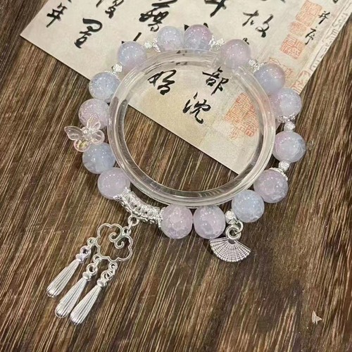 Pink moonstones cloud fan - cloud,