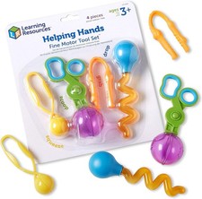 Handy Tools Helping Hands Fine Motor Tool Set 4 Pack Ages 3 plus