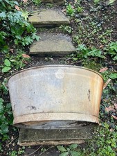 Vintage Tin Wash Bath Planter