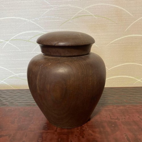 Japanese tea caddy wooden - tea,