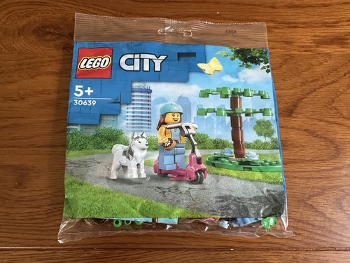 Lego city dog - city, scooter