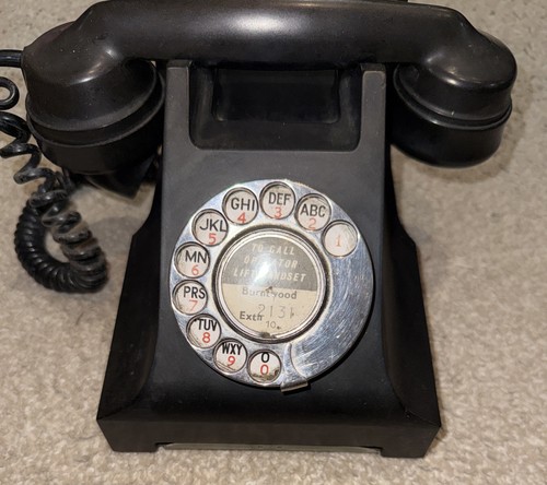 Bakelite gpo 332 vintage - bakelite, black