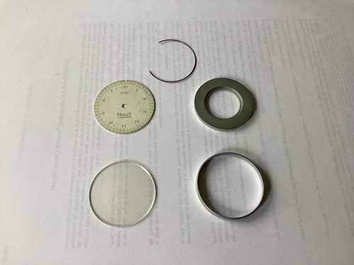 Clock dial gauge face - face,, bezel