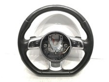 AUDI TT 2007 8J 3 Spoke Flat Bottom Multifunction Steering Wheel +WARRANTY