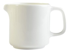 Milk Jug White Porcelain Orion