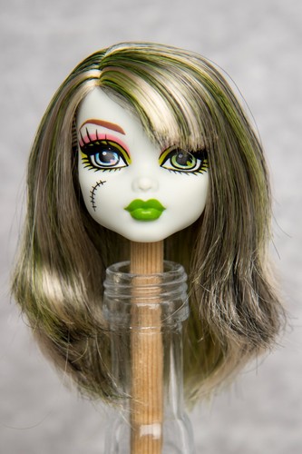 Monster high doll head frankie - doll,
