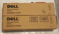 2x GENUINE DELL CT200483 MAGENTA TONER CARTRIDGE FOR LASER PRINTER 3100cn