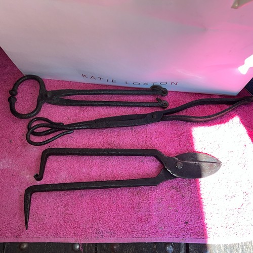 Old blacksmiths tools as - 3,