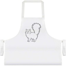 'Cute Cat Standing' Unisex Cooking Apron (AP00087856)