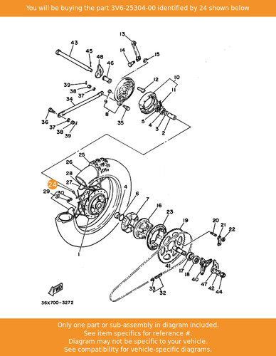 Yamaha spoke set - spoke,