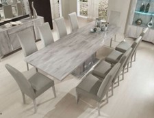Beautiful Italian H2O Design Alexa Extendable Dining Table With 6 Chairs