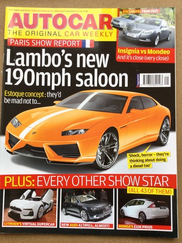 Autocar magazine 8 - -,