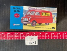 Corgi Classics die-cast model of a Bedford CA Van KLG Plugs livery version