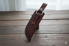 Leather Knife Sheath for Fixed Blade Portable Knife Cover Belt for Outdoor