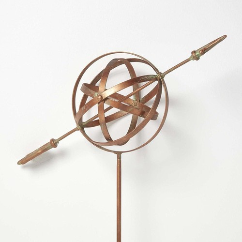 Metal armillary sphere garden - metal,