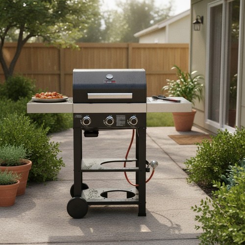 Burner gas bbq - gas,