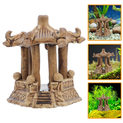 Miniature ceramic pagoda - ceramic,
