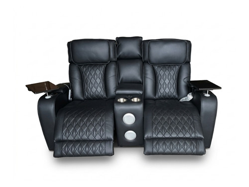 Black electric recliner - electric,