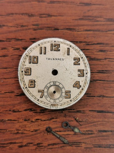 Tavannes military watch dial - watch, +