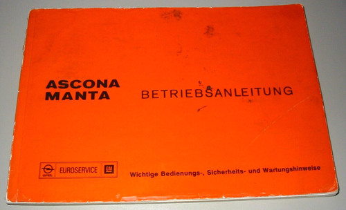 Operating instructions opel - instructions,