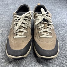 Clarks Wave Andes Women’s 10 Taupe Black Nubuck Leather Walking Shoes Comfort