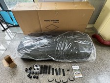 450l Large Gloss Black Car Roof Top Box 85kg Luggage Car Top Carrier Storage Box