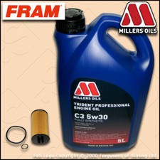 SERVICE KIT VAUXHALL CORSA D 1.6 TURBO SRI VXR OIL FILTER +MILLERS 5w30 LL OIL
