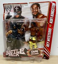 WWE - Rey Mysterio & Kofi Kingston wrestling figures - Mattel Battle Pack -
