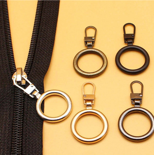 Zipper puller repair metal - 5x,